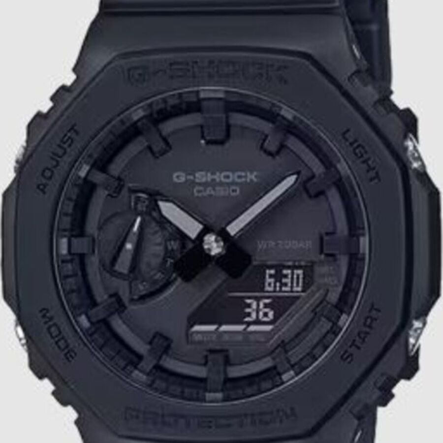 Close view of the GA-2100-1A1 analog-digital dial